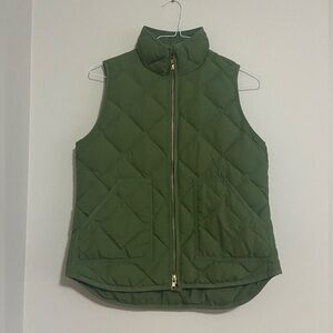 J.Crew Army Green Puffer Vest (S)